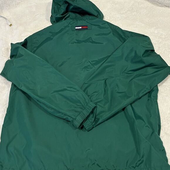 Vintage Tommy Hilfiger GreenWindbreaker‎ Hidden Hood Size Small Hong Kong - Picture 4 of 6
